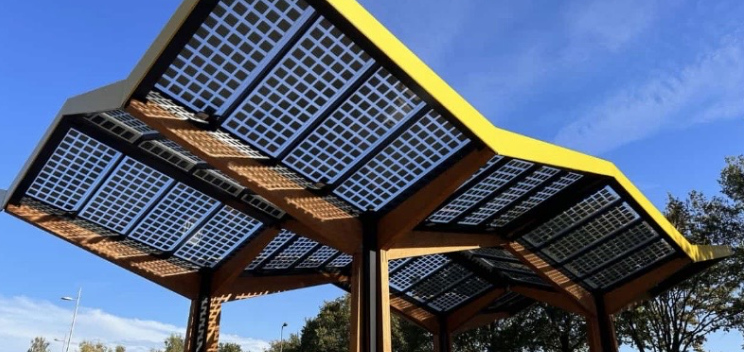 Pérgola Electrolinera