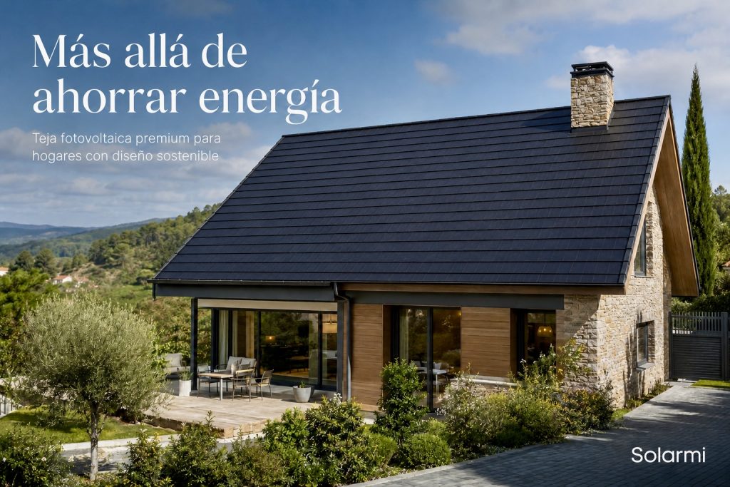 Vivienda Unifamiliar con Teja BIPV