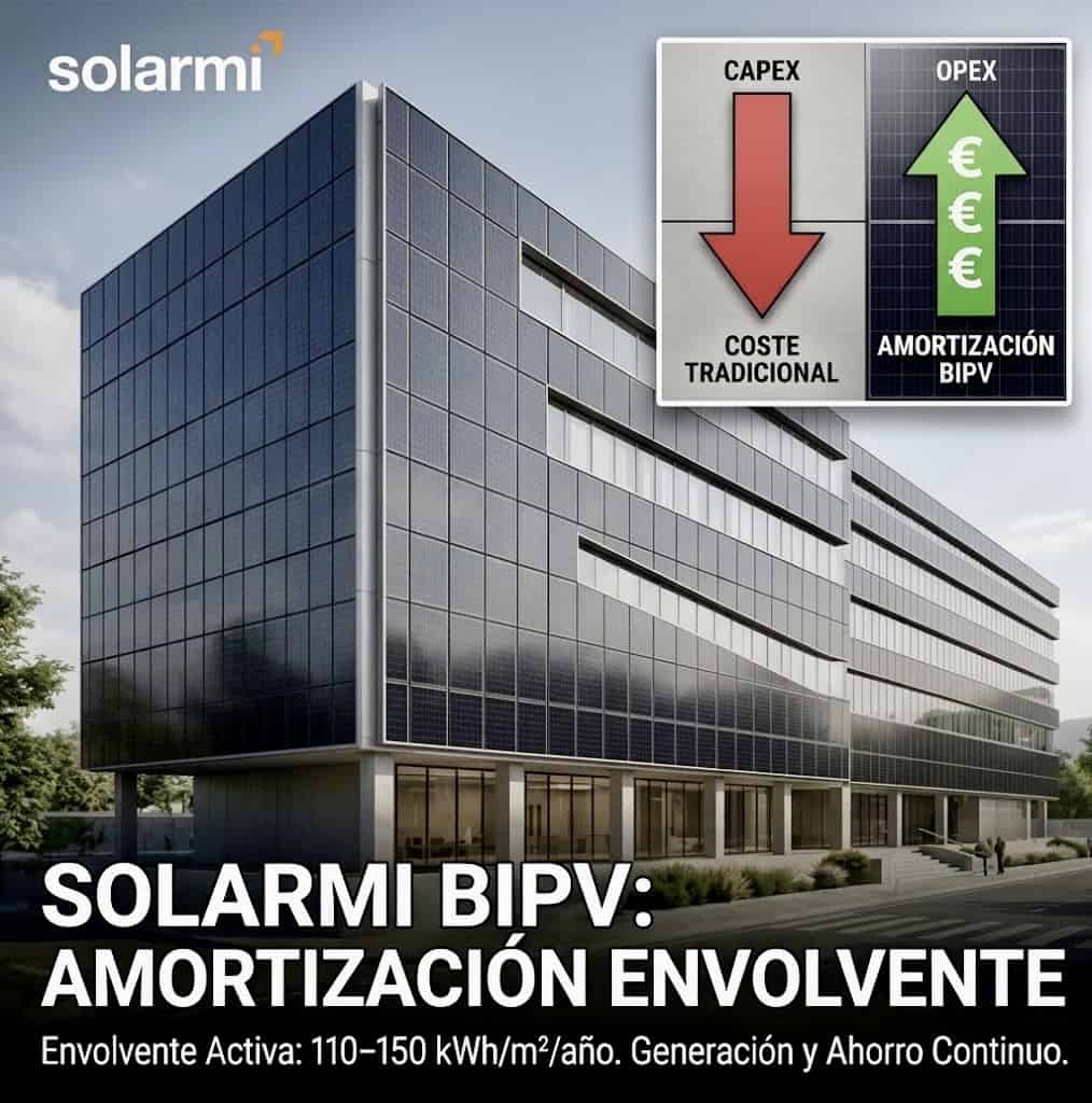 BIPV amortiza tu envolvente